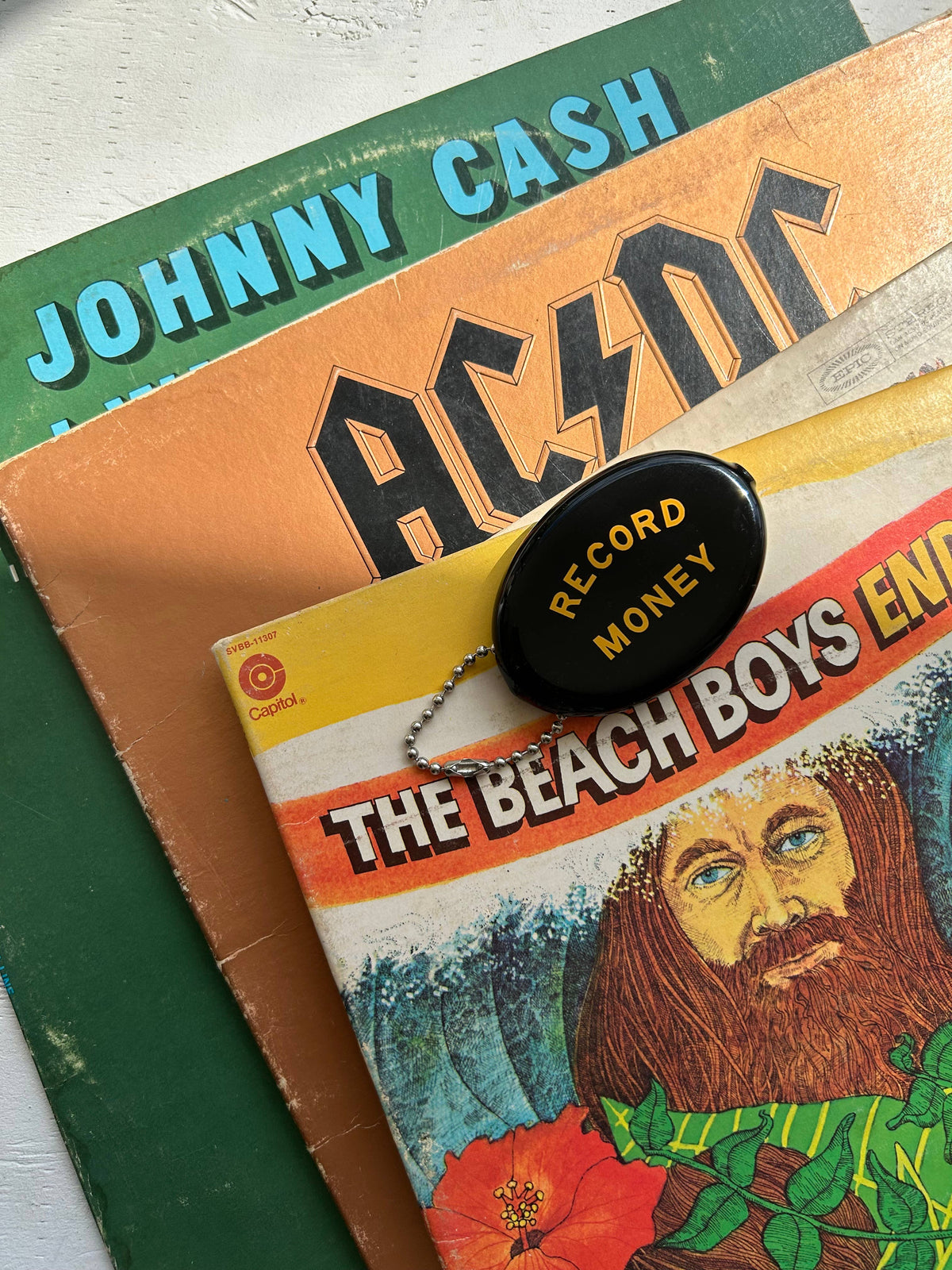 Record Money Coin Pouch