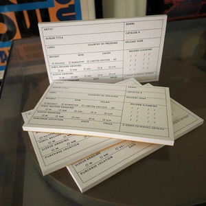 The Record Collector's  Album Note Cards