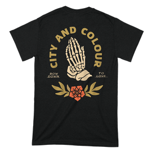 Bow Down To Love - Skeleton Hands T-Shirt