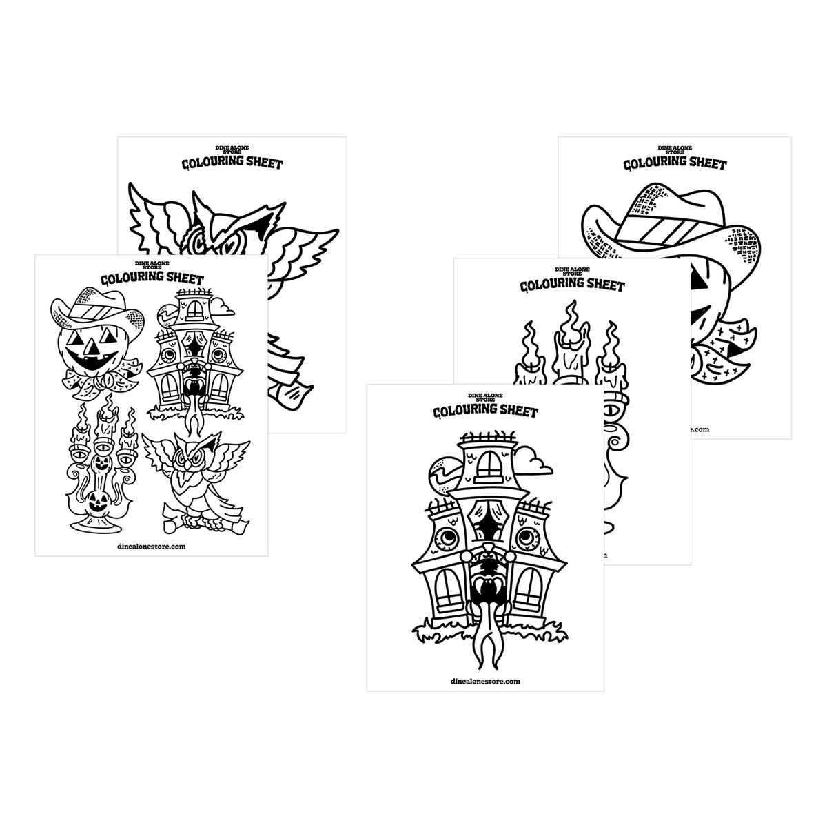 Halloween Colouring Sheets