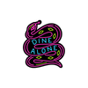 Neon Snake Enamel Pin