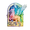 Mystic Unicorn Holographic Sticker