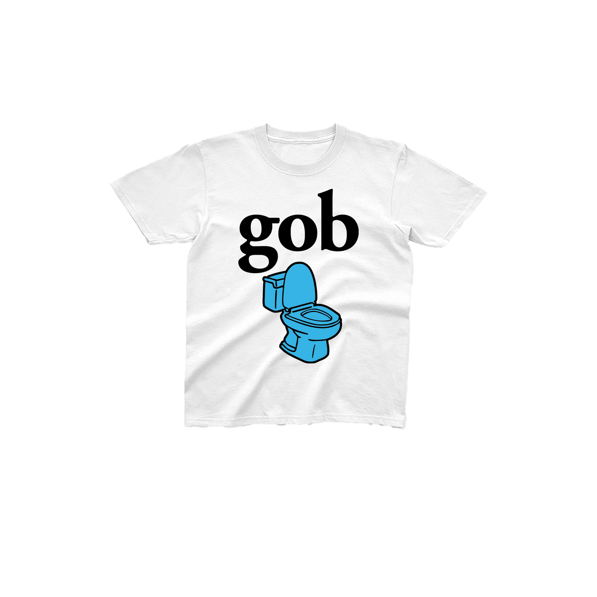 Kids Retro Toilet T-Shirt (White)