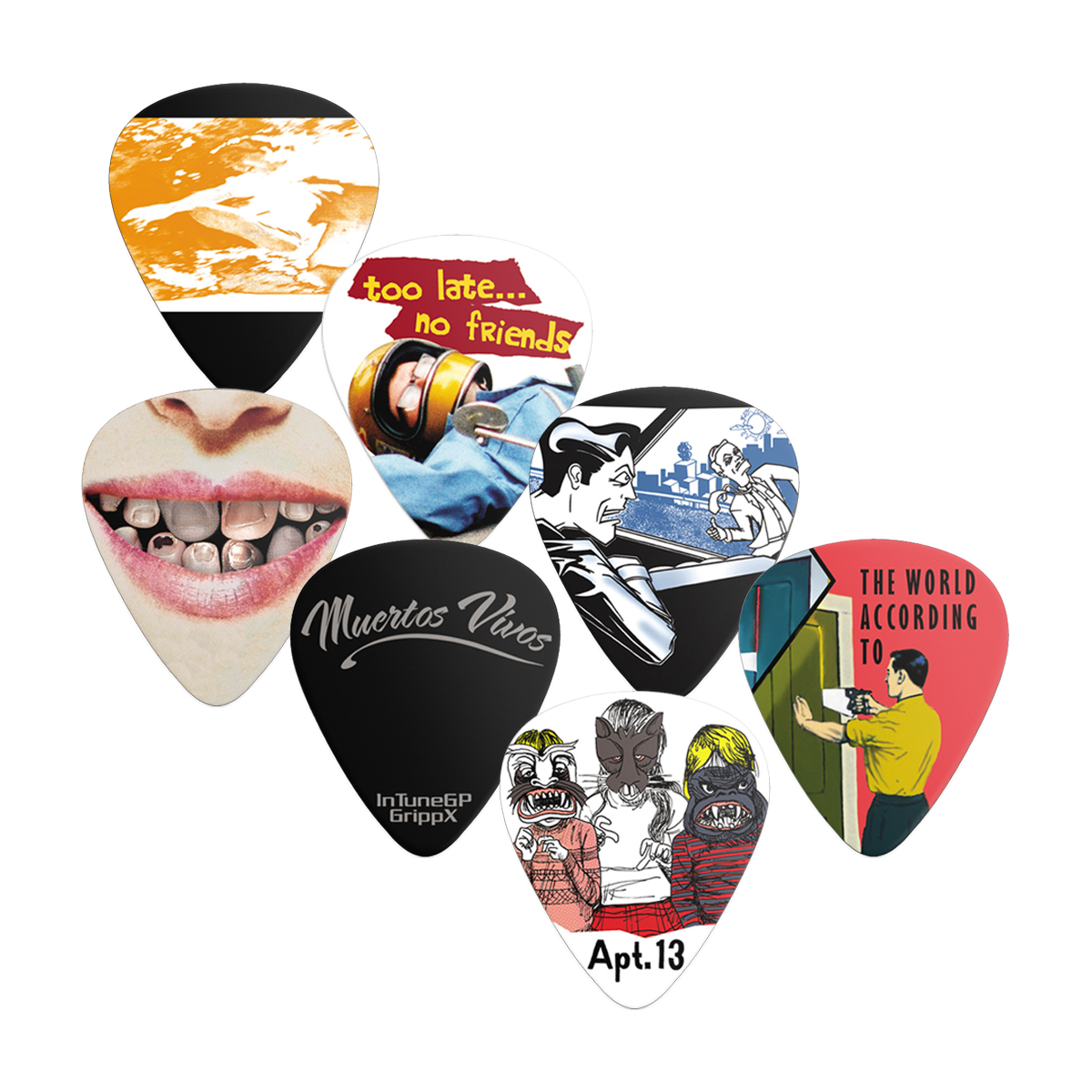 Guitar Pick Set Dine Alone Records