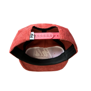 Dusty Rose Corduroy Snapback