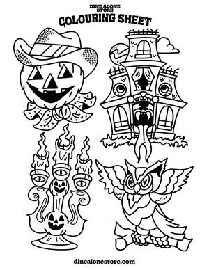 Halloween Colouring Sheets
