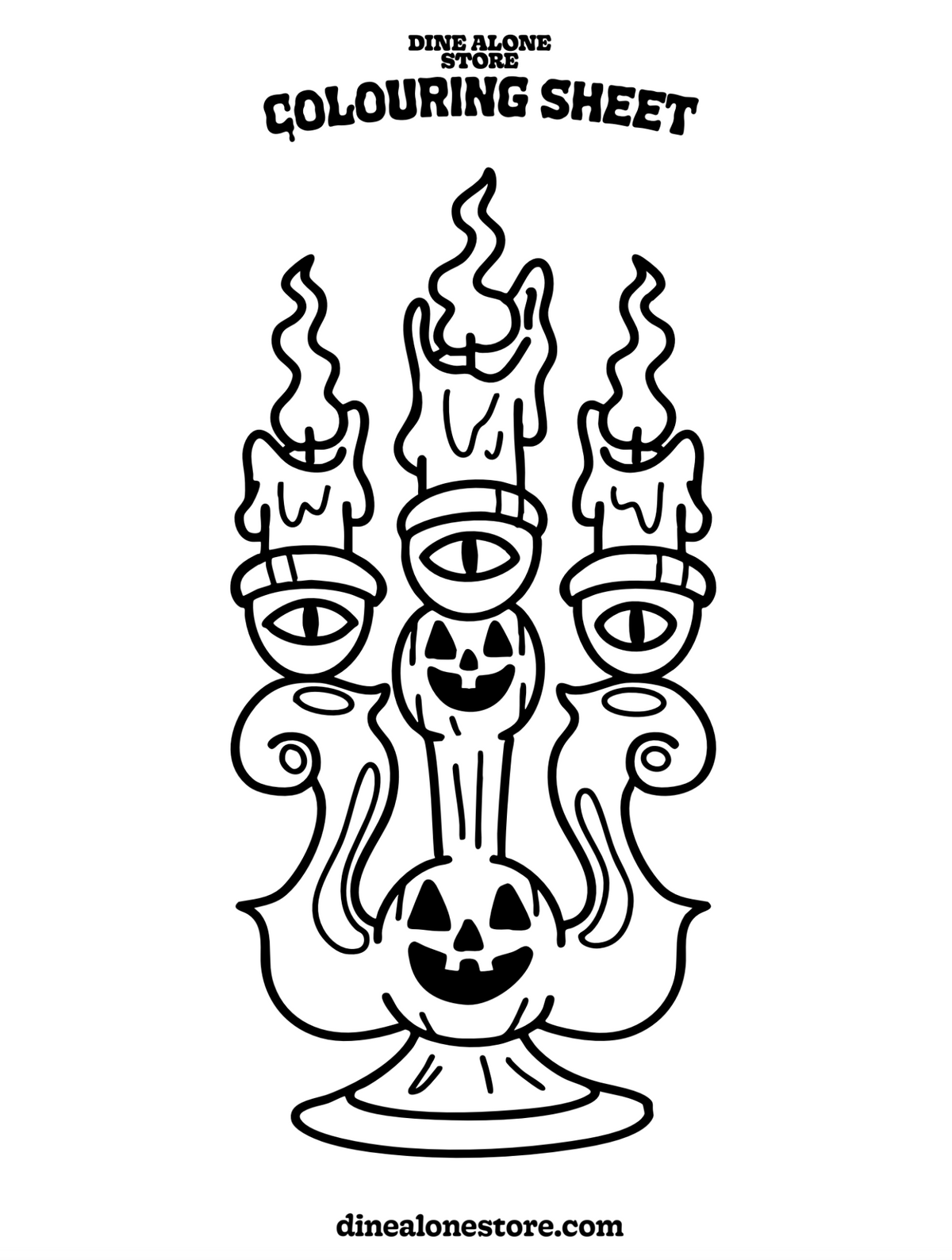 Halloween Colouring Sheets