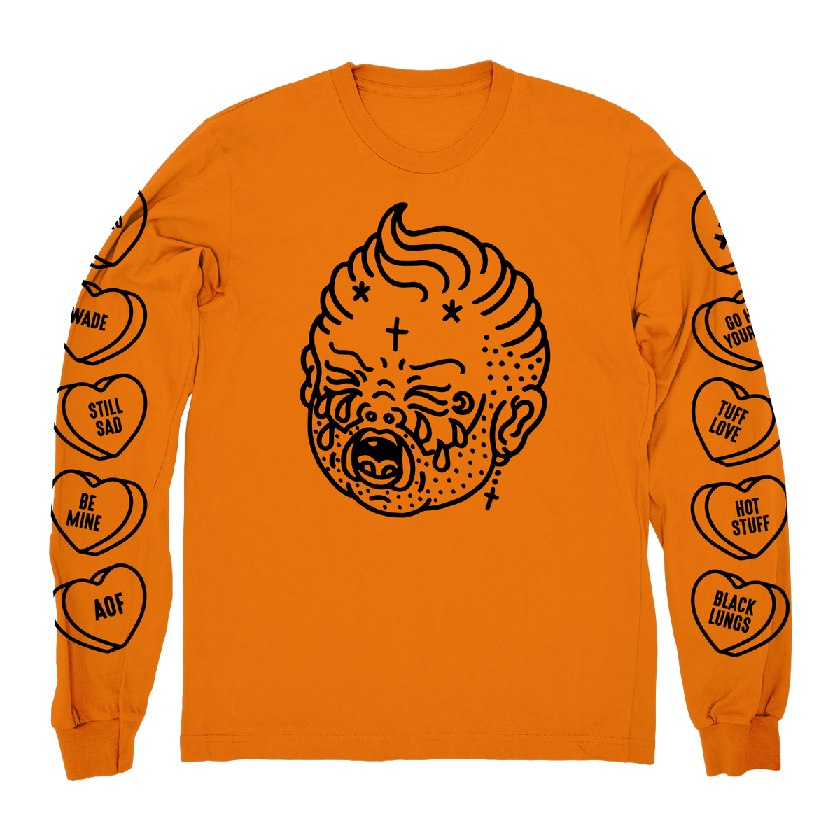 Orange Crybaby Longsleeve