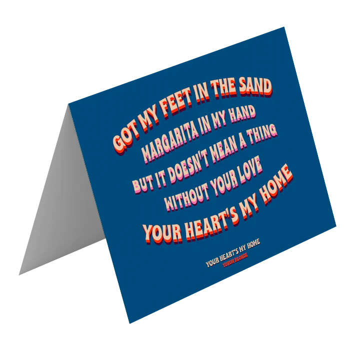 Valentines Day Lyric Card (Download)