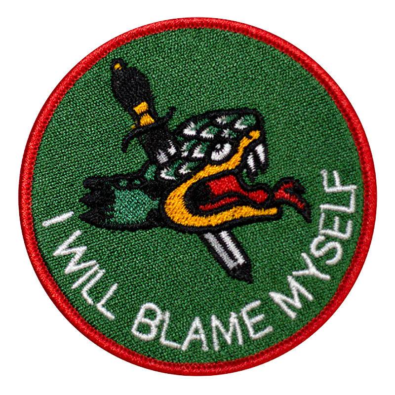 I Blame Myself Patch