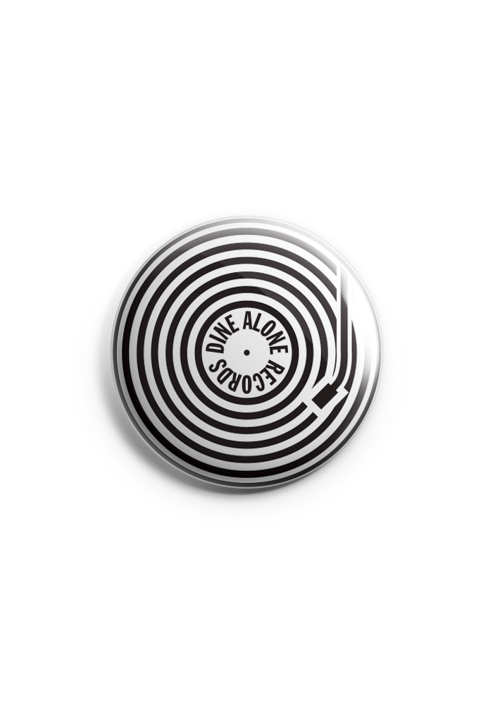 Record 1" Button-Dine Alone Records-Dine Alone Records
