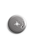 Record 1" Button-Dine Alone Records-Dine Alone Records