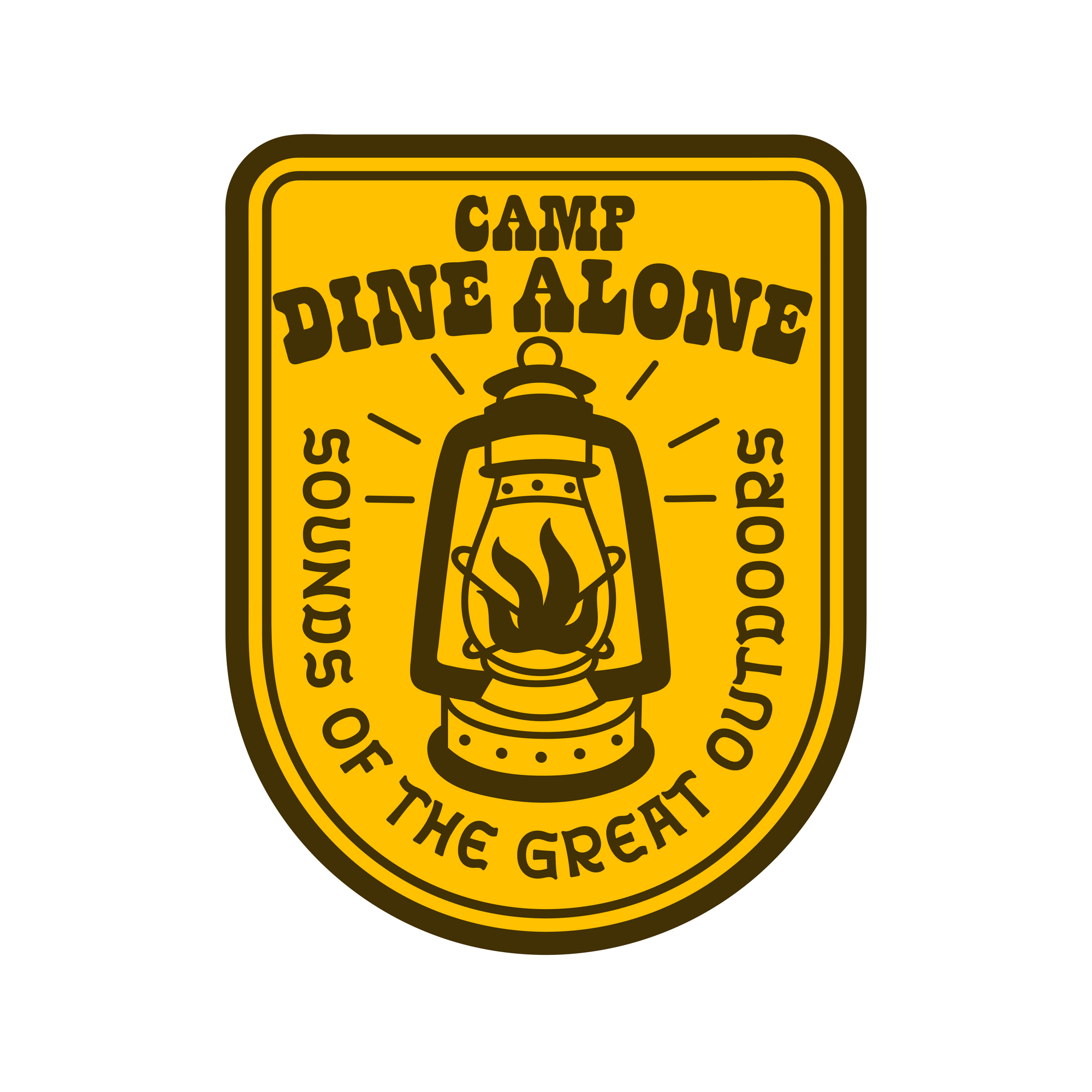 Camp Dine Alone Sticker