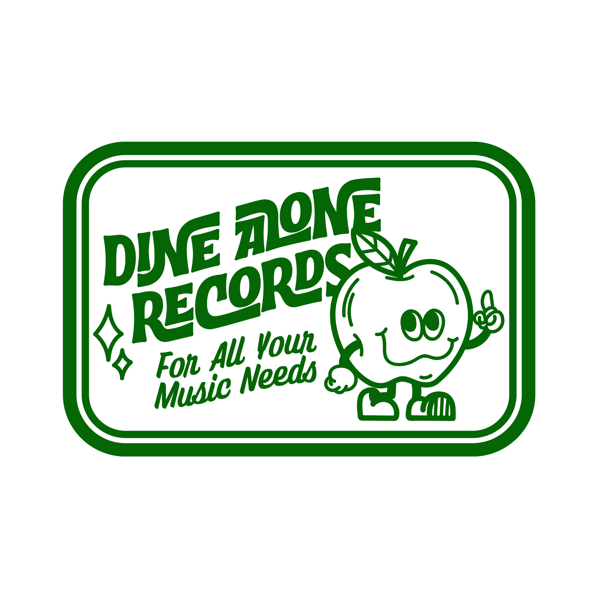 Green Apple Sticker