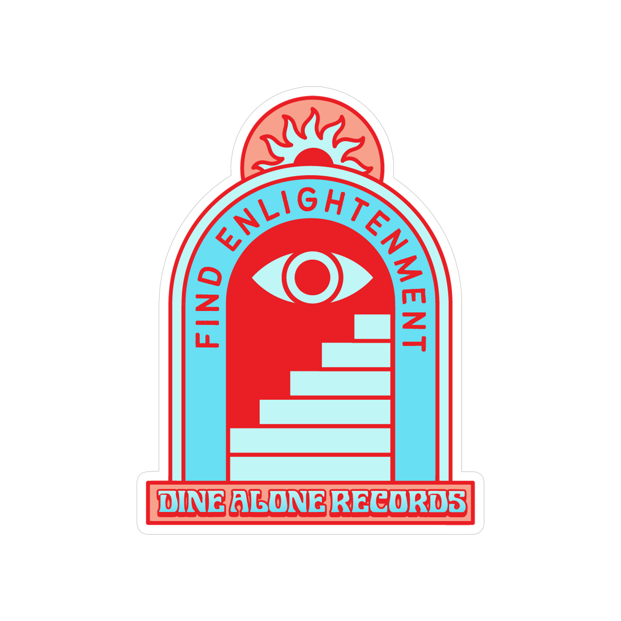 Find Enlightenment Sticker