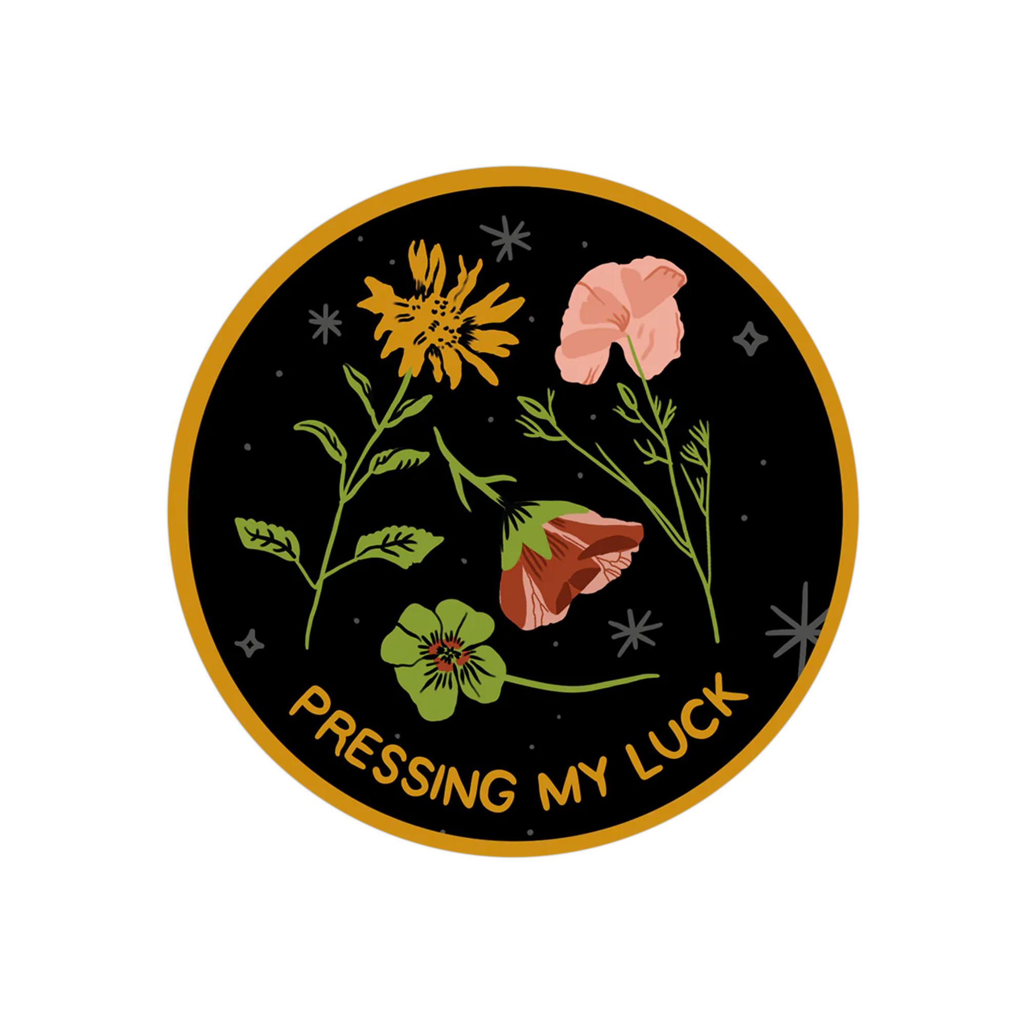 Pressing My Luck Sticker