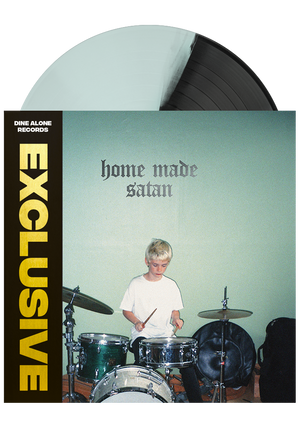 Home Made Satan (Coke Bottle / Black Split LP) + Zine-Chastity-Dine Alone Records