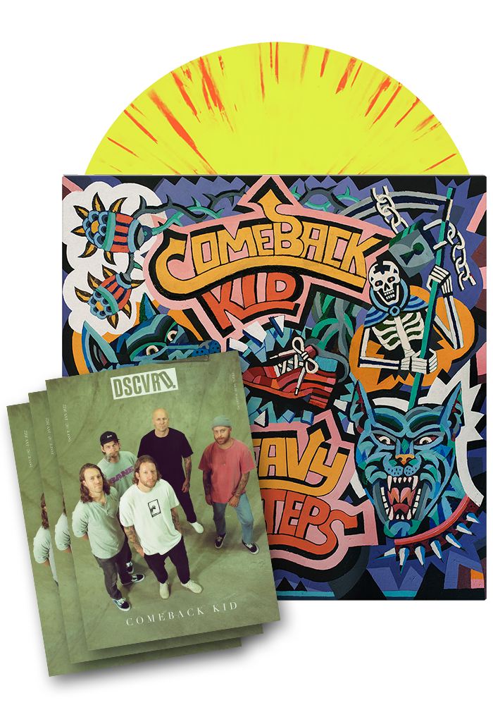 Heavy Steps (Yellow w/ Orange Splatter LP)