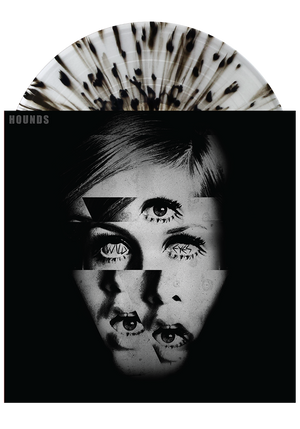 Wild Eyes (Clear Black Splatter LP)-Hounds-Dine Alone Records