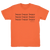 Happy Happy Happy Orange T-Shirt