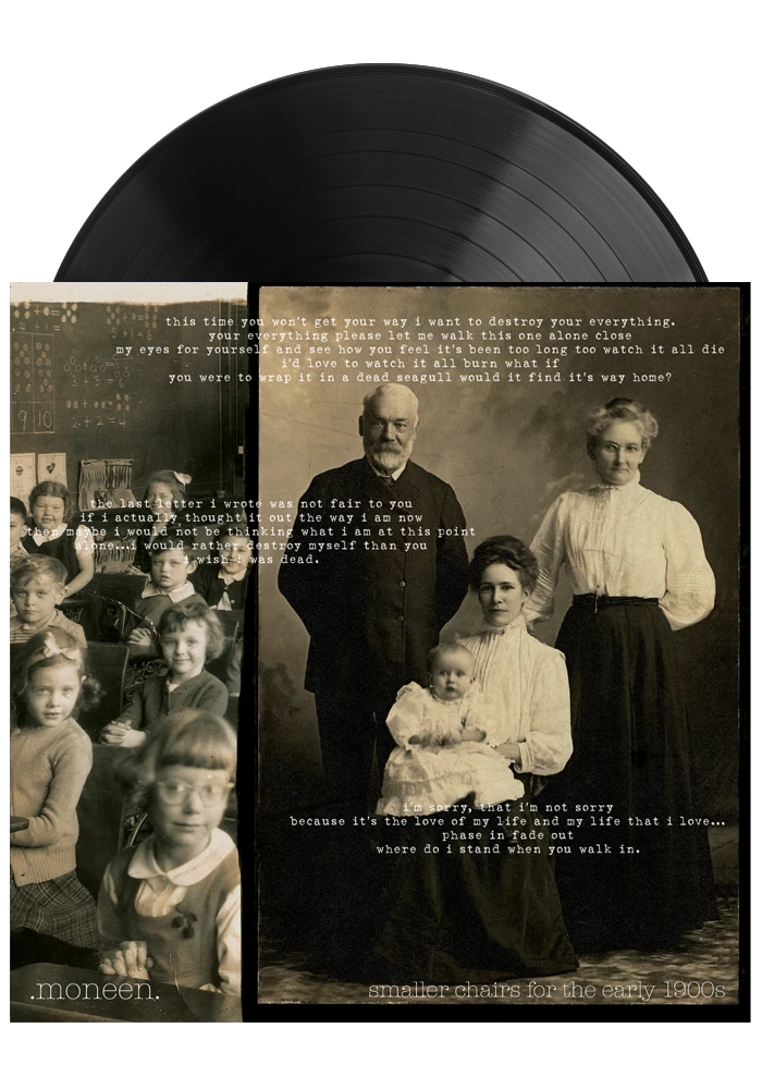 Smaller Chairs For The Early 1900s (Black LP)-Moneen-Dine Alone Records