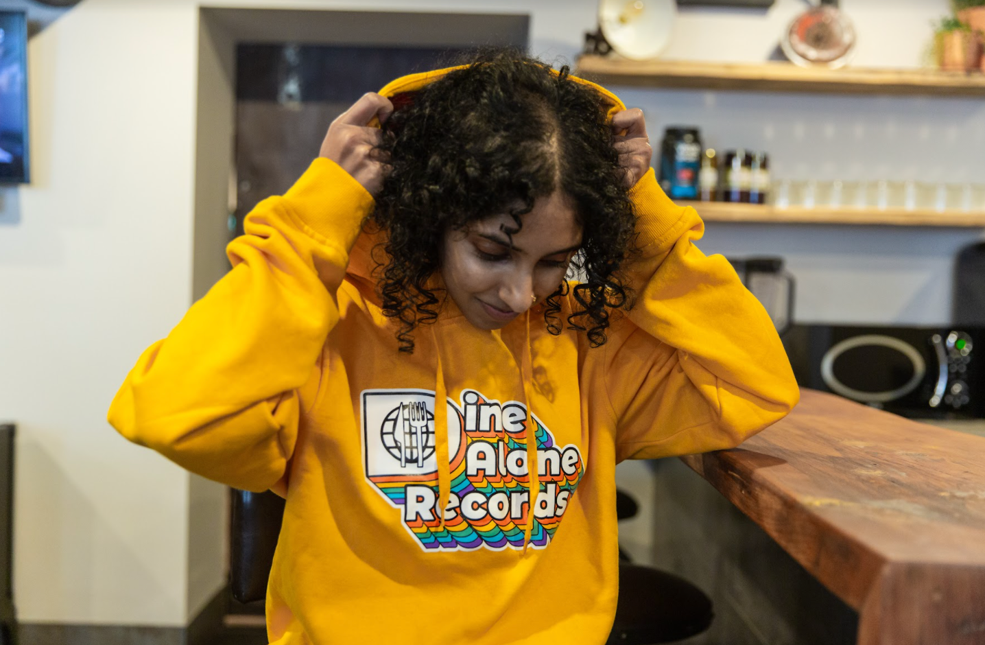 Rainbow Hoodie-Dine Alone Records-Dine Alone Records